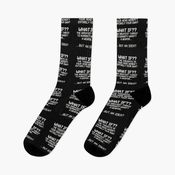 Item preview, What If?? The Thoughts In Your Head Weren't Entirely Your Own? What If?? The Greatest Threat To Humanity Wasn't A Weapon... But An Idea? Conspiracy Theory Philosophical Thinker designed and sold by SofenArt.
