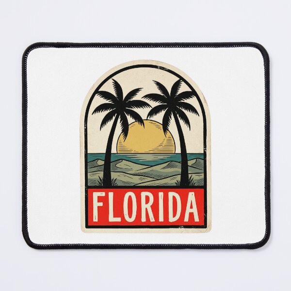 Item preview, Vintage Florida Sunshine Coast Palms Retro Art designed and sold by Paper Drip.