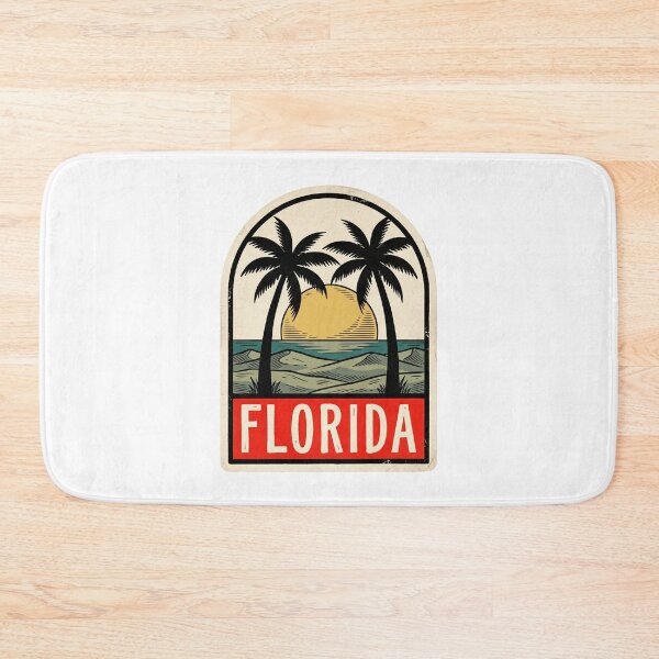 Item preview, Vintage Florida Sunshine Coast Palms Retro Art designed and sold by Paper Drip.
