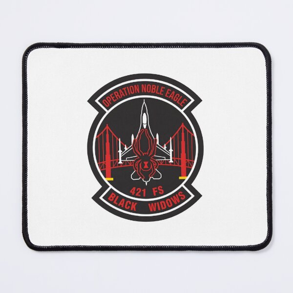 Item preview, Operation Noble Eagle 421st FS "Black Widows" Patch designed and sold by CharlieDesings.