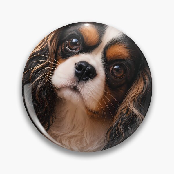 Item preview, Autumn Cavalier King Charles Spaniel – Cute Fall Puppy Portrait designed and sold by ManJiangHong.