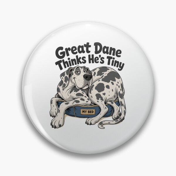 Item preview, Great Dane Thinks He's Tiny Funny Dog Love designed and sold by freshwear design.