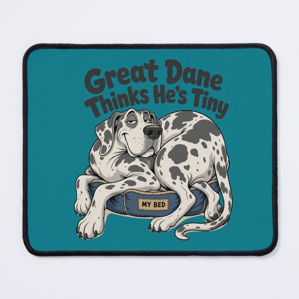 Item preview, Great Dane Thinks He's Tiny Funny Dog Love designed and sold by freshwear design.