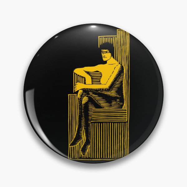 Artikelvorschau, Sacred Geometry Seated Figure - Gold and Black Esoteric Art entworfen und verkauft von LockeL.