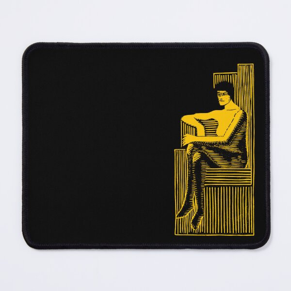 Item preview, Sacred Geometry Seated Figure - Gold and Black Esoteric Art designed and sold by LockeL.