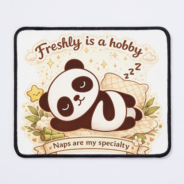Item preview, Cute Sleeping Panda Kawaii Nap Lover Sticker | Cozy Panda Naps Are My Specialty Funny Animal Art designed and sold by sumodesign.