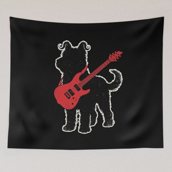 Item preview, Dog Playing Electric Guitar Musician Rock And Roll Pet Owner designed and sold by SofenArt.