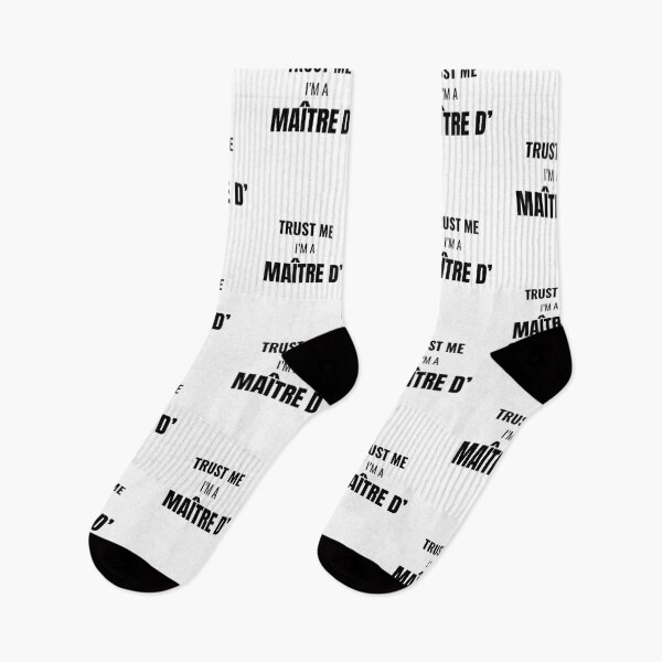 Item preview, Trust Me I'm a Maître D' (Black) designed and sold by ShipCrewNation.