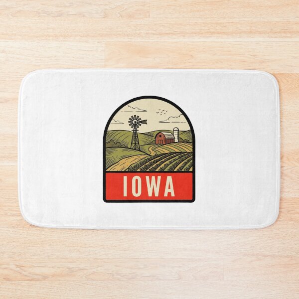 Item preview, Vintage Iowa Farmland Windmill Retro Travel designed and sold by Paper Drip.