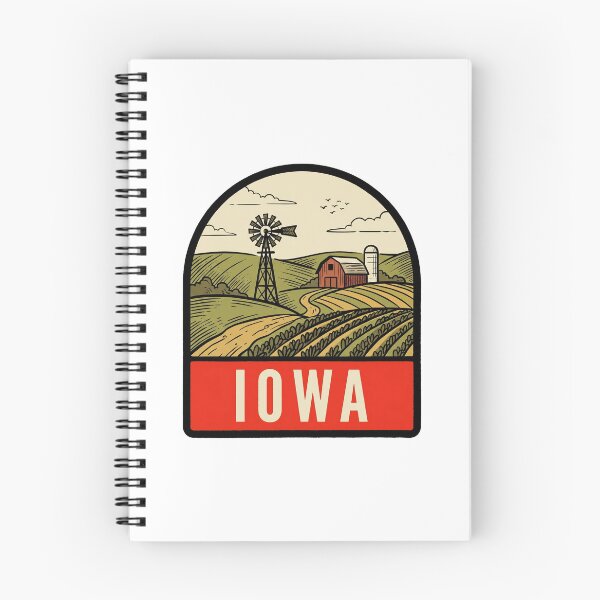 Item preview, Vintage Iowa Farmland Windmill Retro Travel designed and sold by Paper Drip.