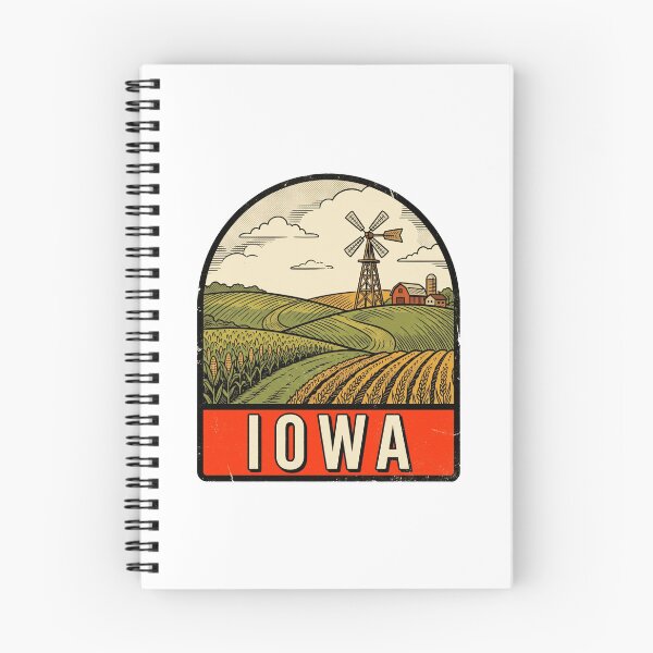 Item preview, Vintage Iowa Farmland Windmill Retro Travel designed and sold by Paper Drip.