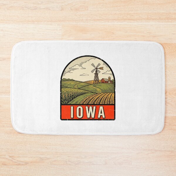 Item preview, Vintage Iowa Farmland Windmill Retro Travel designed and sold by Paper Drip.