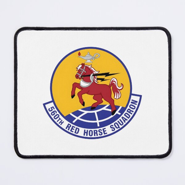 Item preview, USAF 560th RED HORSE Squadron Emblem Patch designed and sold by CharlieDesings.