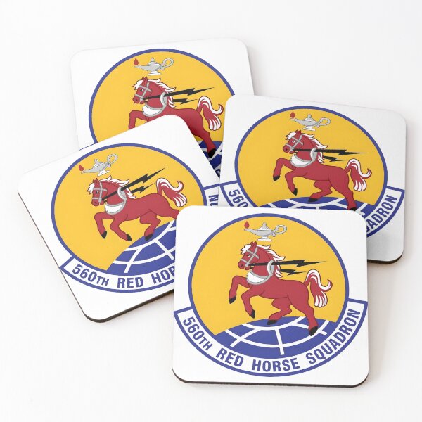 Item preview, USAF 560th RED HORSE Squadron Emblem Patch designed and sold by CharlieDesings.