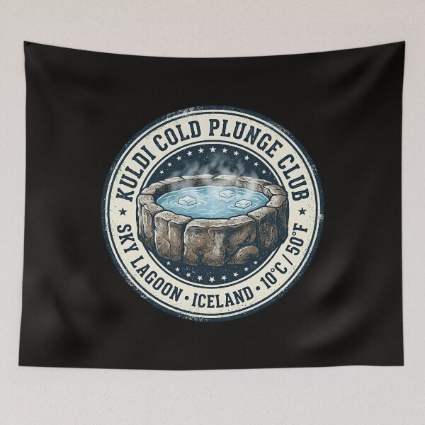 Item preview, Sky Lagoon Cold Plunge Club Kuldi Iceland Souvenir designed and sold by EXATEES  ⭐⭐⭐⭐⭐.