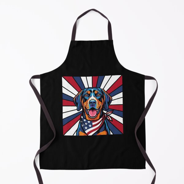 Item preview, Black and Tan Coonhound 4th of July Dog – Patriotic USA Puppy Gift designed and sold by The Real Life Symphony.