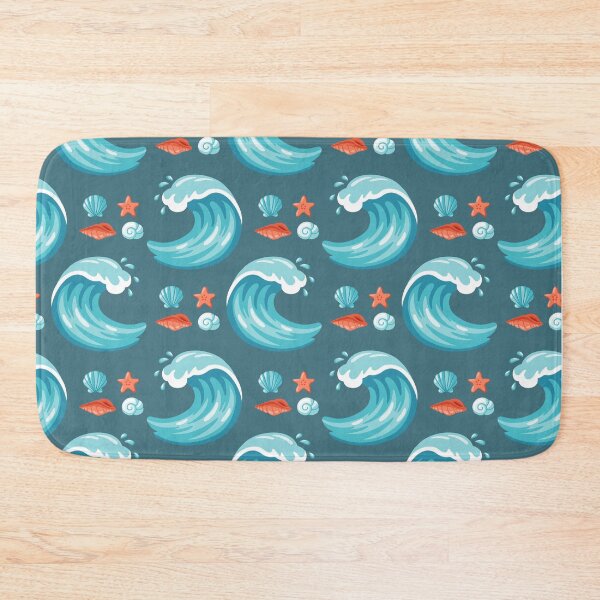 Item preview, Ocean Wave Seashell Pattern designed and sold by EvLip-Artist.