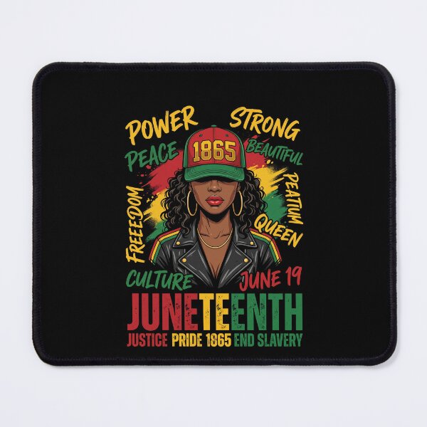 Item preview, Juneteenth Power Strong Beautiful Peace Freedom Culture Queen Preatum 1865 June 19 Justice Pride 1865 End Slavery African American Emancipation Day designed and sold by SofenArt.