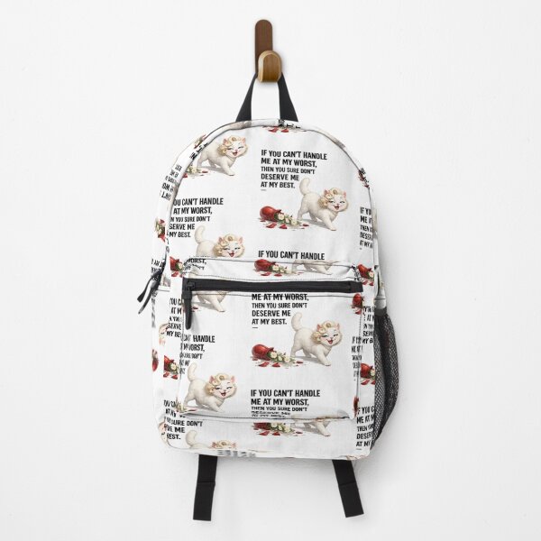 Item preview, Marilyn Monroe Inspired Cat Quote – If You Can't Handle Me At My Worst Then You Sure Don't Deserve Me At My Best designed and sold by Donsean22.