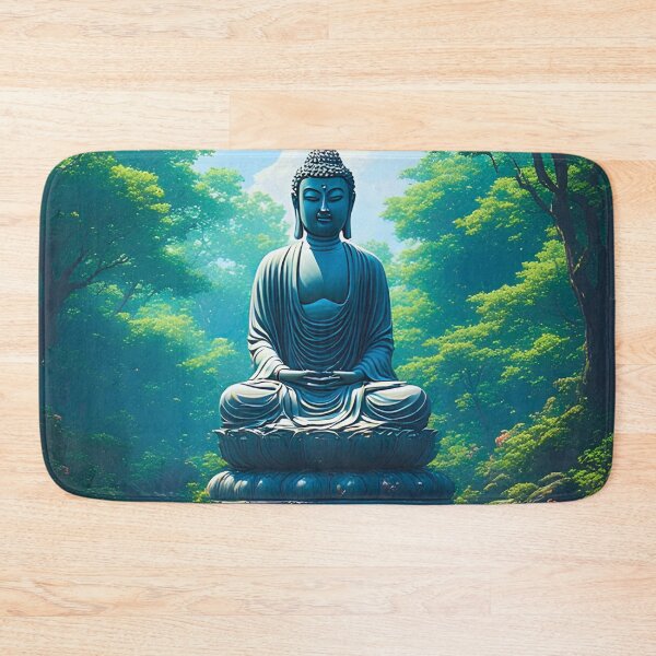 Item preview, Shinrin-Yoku Zen: Forest Pond Buddha designed and sold by ZenGrooves.