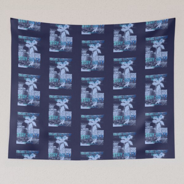 Item preview, Tropical Beach Sunset Palm Tree Paradise Stay Salty Matthew 5 13 designed and sold by Forevermore.