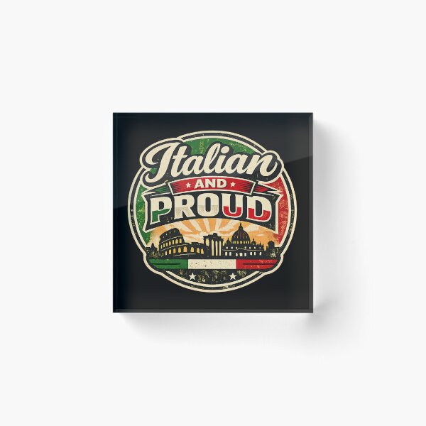 Item preview, Italian and Proud Retro Rome Colosseum Italy Flag designed and sold by PACS0011.