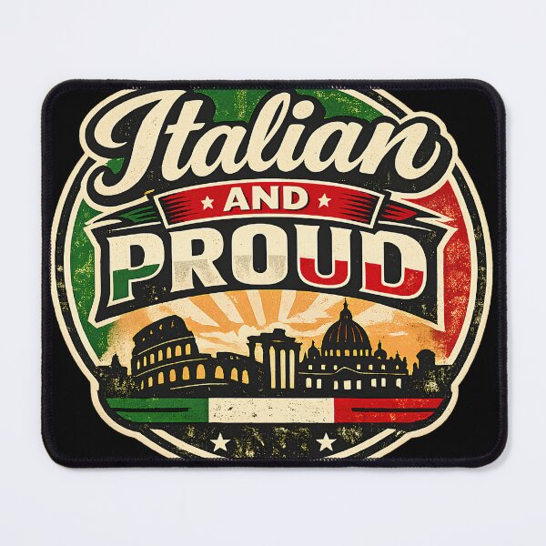 Item preview, Italian and Proud Retro Rome Colosseum Italy Flag designed and sold by PACS0011.