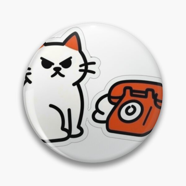 Item preview, Sorry I Missed Your Call I Was Avoiding It | Funny Grumpy Cat Phone Sticker designed and sold by Inkabbmate.