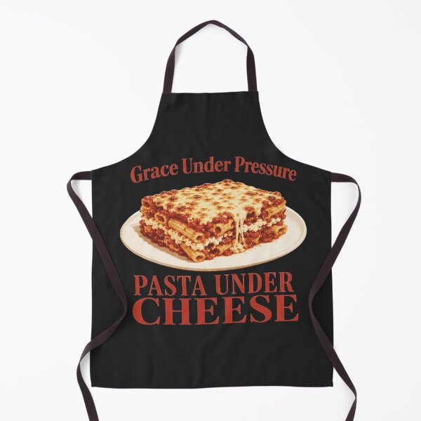 Item preview, Grace Under Pressure Pasta Under Cheese Baked Ziti designed and sold by POD DYNASTY | Original Print On Demand T-Shirt Graphics.