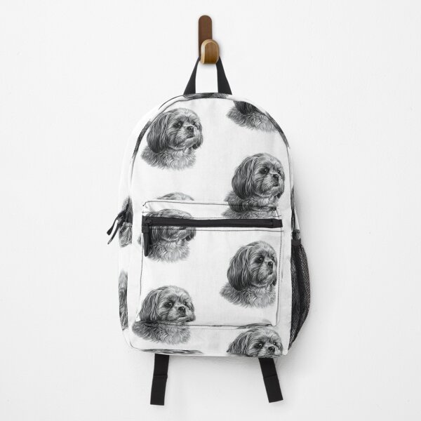 Item preview, Shih Tzu Sketch Portrait - Elegant Charcoal Dog Art designed and sold by Exquisite Design Studio „Paculówka”.
