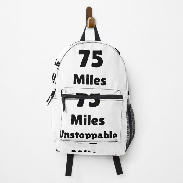 Item preview, 75 miles unstoppable running motivation athletics designed and sold by AWADHESH CHAURASIA.