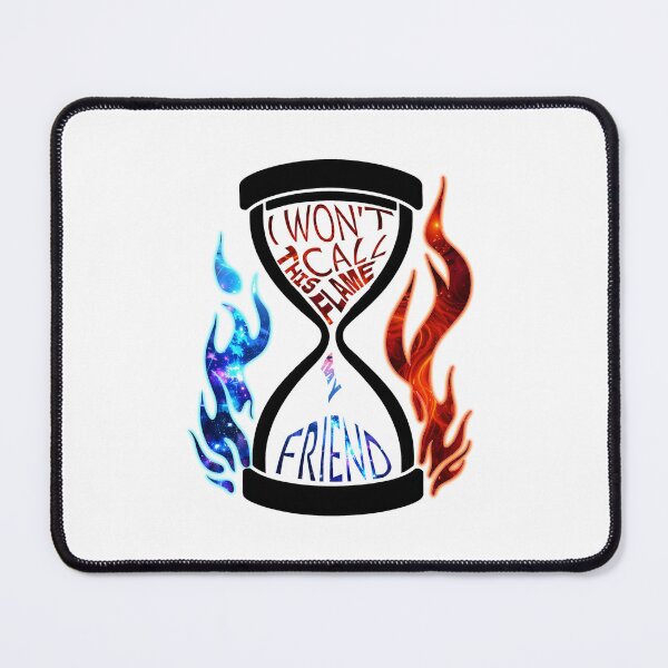 Item preview, I Won't Call This Flame My Friend - Glitch Hourglass designed and sold by GlitchZen.