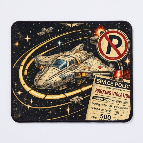Item preview, Galactic Parking Authority Space Humor designed and sold by Houldi.