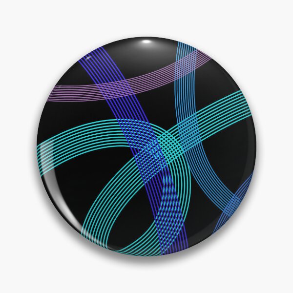 Item preview, Neon Ribbon Flow – Abstract Geometric Line Art designed and sold by GemniShop.