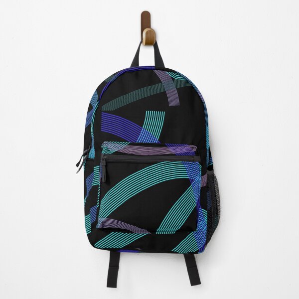 Item preview, Neon Ribbon Flow – Abstract Geometric Line Art designed and sold by GemniShop.
