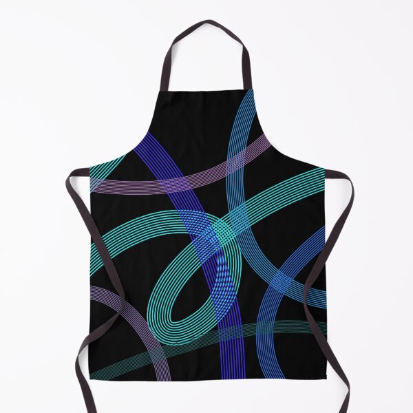 Item preview, Neon Ribbon Flow – Abstract Geometric Line Art designed and sold by GemniShop.