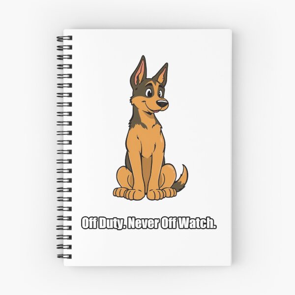 Item preview, German Shepherd Sticker - Off Duty Never Off Watch - GSD Gift designed and sold by pawdrops.