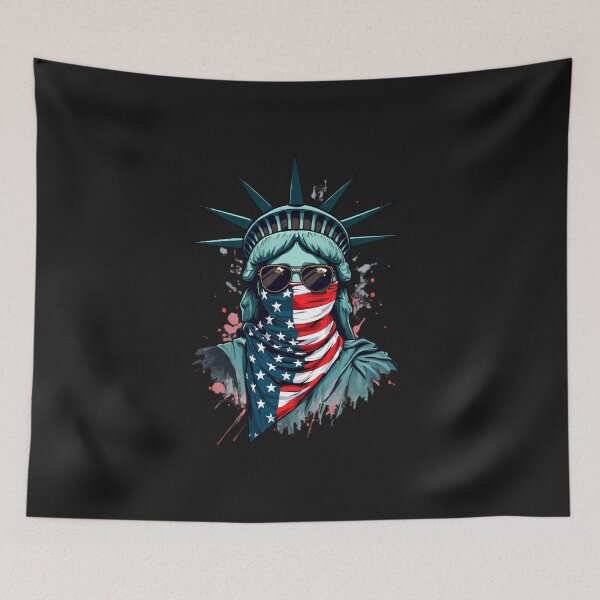 Item preview, USA Football Fan Cartoon Sticker | American Soccer Supporter designed and sold by aminesez22.