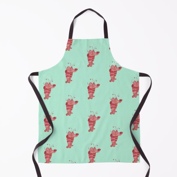 Item preview, Cute Shrimp Couple in Love Watercolor Seafood Romance Kawaii Design designed and sold by ASfindsStore.