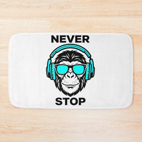 Item preview, Never Stop Monkey Music Lover Streetwear Shirt designed and sold by Mr-wow.