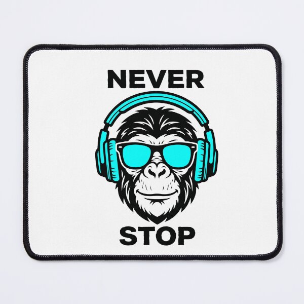Item preview, Never Stop Monkey Music Lover Streetwear Shirt designed and sold by Mr-wow.