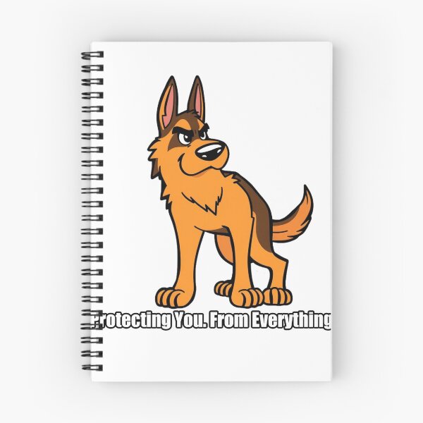 Item preview, German Shepherd Sticker - Protecting You From Everything GSD designed and sold by pawdrops.