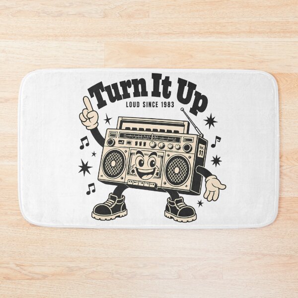 Item preview, Turn It Up Loud Since 1983 - Boombox Graphic designed and sold by Barcud Designs.