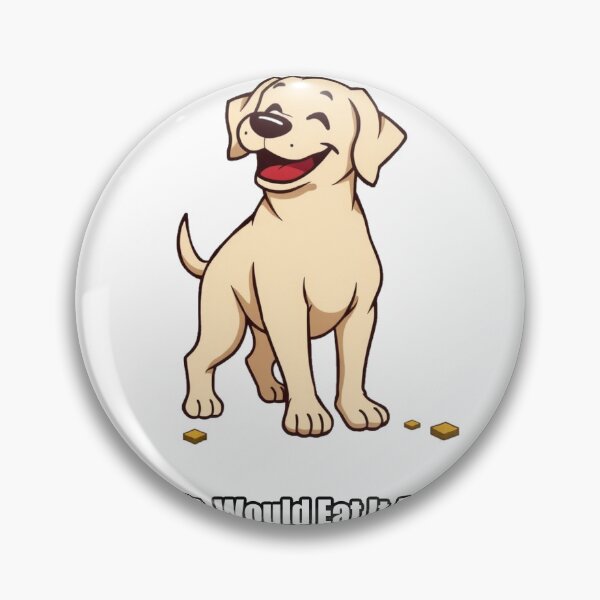 Item preview, Labrador Sticker - Ate It Would Eat It Again - Funny Lab Gift designed and sold by pawdrops.