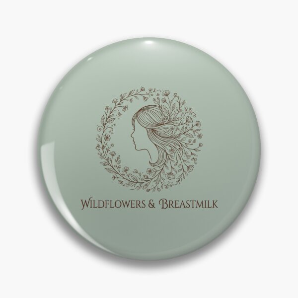 Item preview, Elegant Wildflowers and Breastmilk Lactation Consultant designed and sold by Lucysthoughts.