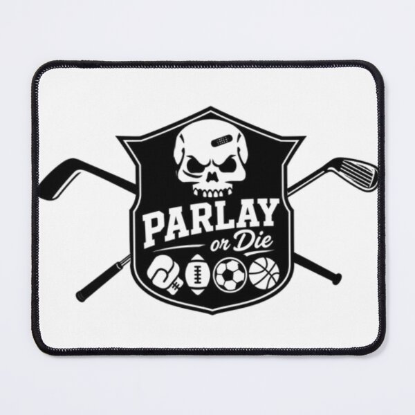 Item preview, Parlay or Die Skull Sports Crest Logo designed and sold by ParlayOrDie.