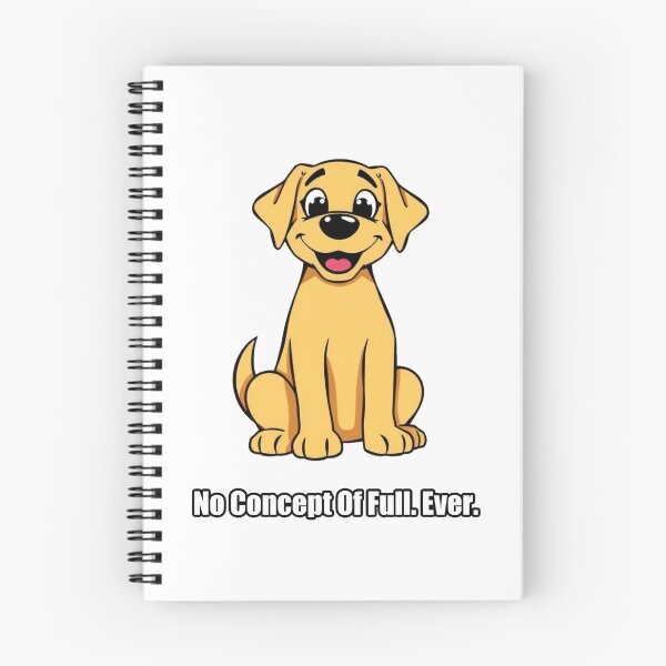 Item preview, Labrador Sticker - No Concept Of Full Ever - Yellow Lab Gift designed and sold by pawdrops.