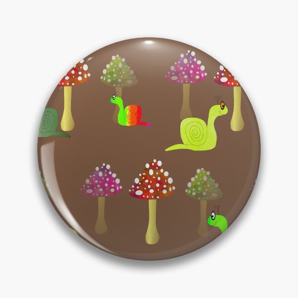 Item preview, Cute Cottagecore Mushrooms And Snails designed and sold by Sartoris Art.
