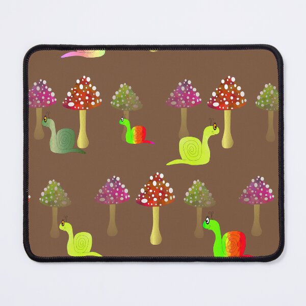 Item preview, Cute Cottagecore Mushrooms And Snails designed and sold by Sartoris Art.