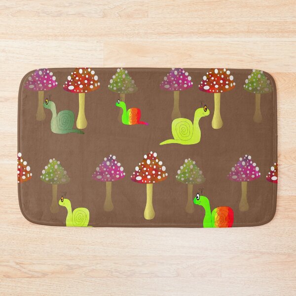 Item preview, Cute Cottagecore Mushrooms And Snails designed and sold by Sartoris Art.